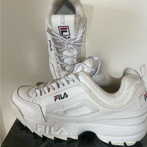 Fila Classic White Athletic Shoes